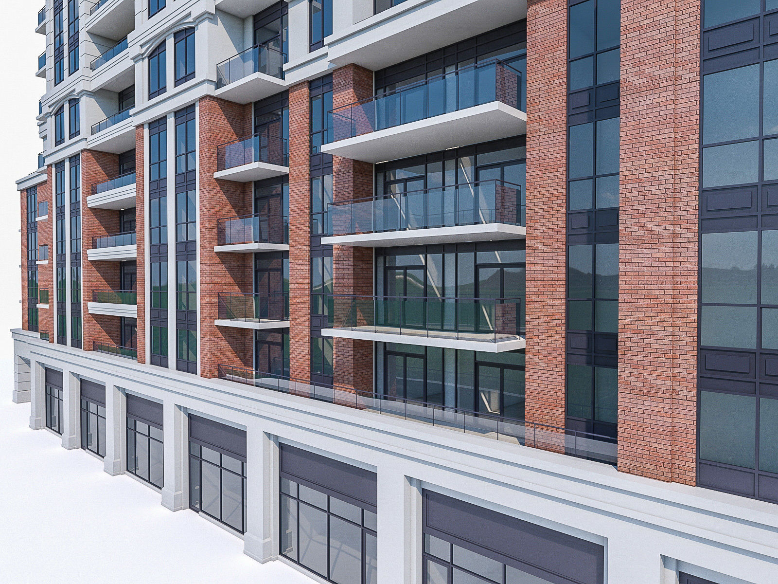 Twin Towers Collection Low-poly 3D model_59