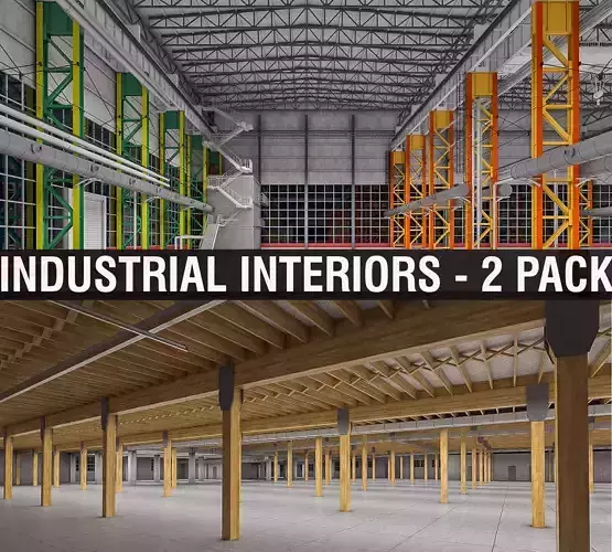 Industrial Interiors 2 Pack