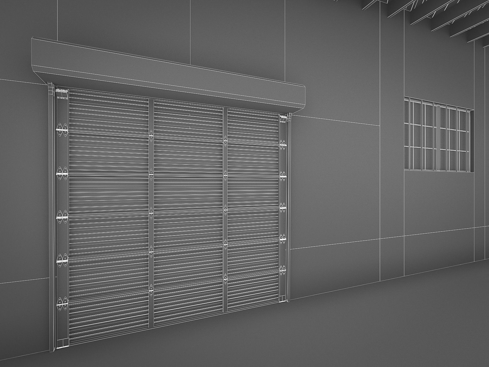 Industrial Interiors 2 Pack Low-poly 3D model_46