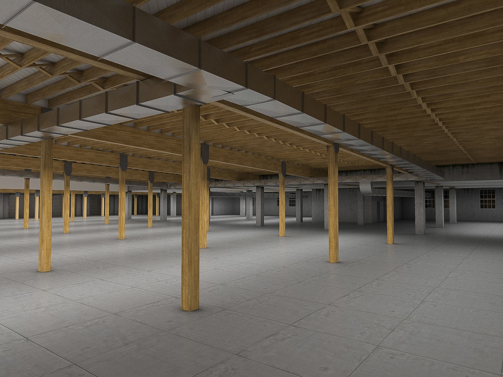 Industrial Interiors 2 Pack Low-poly 3D model_28
