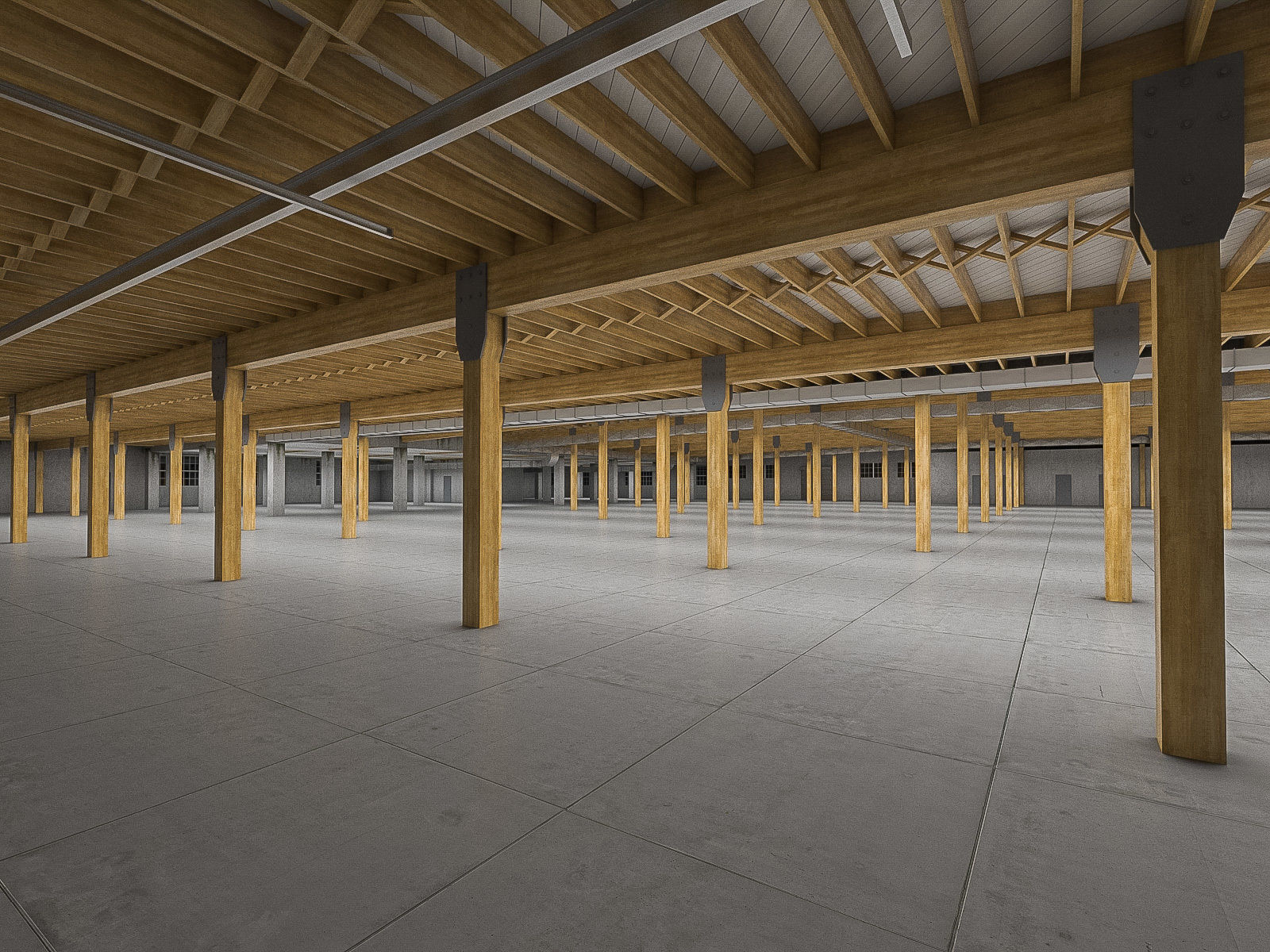 Industrial Interiors 2 Pack Low-poly 3D model_27