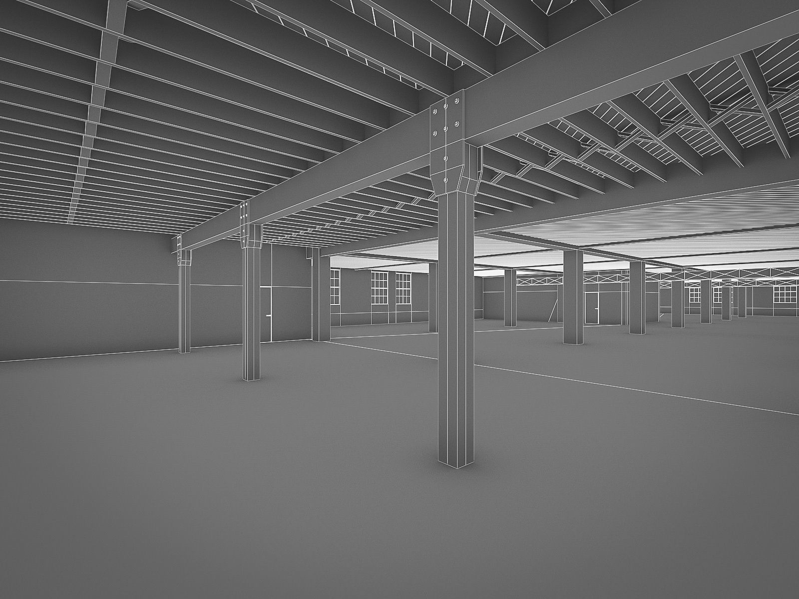 Industrial Interiors 2 Pack Low-poly 3D model_42