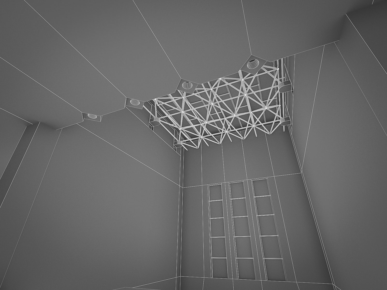 Industrial Interiors 2 Pack Low-poly 3D model_47