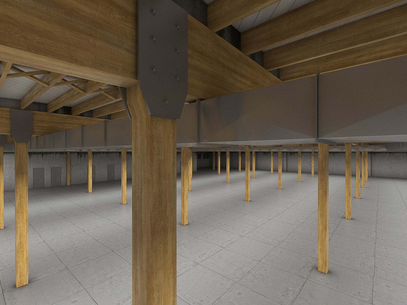 Industrial Interiors 2 Pack Low-poly 3D model_30