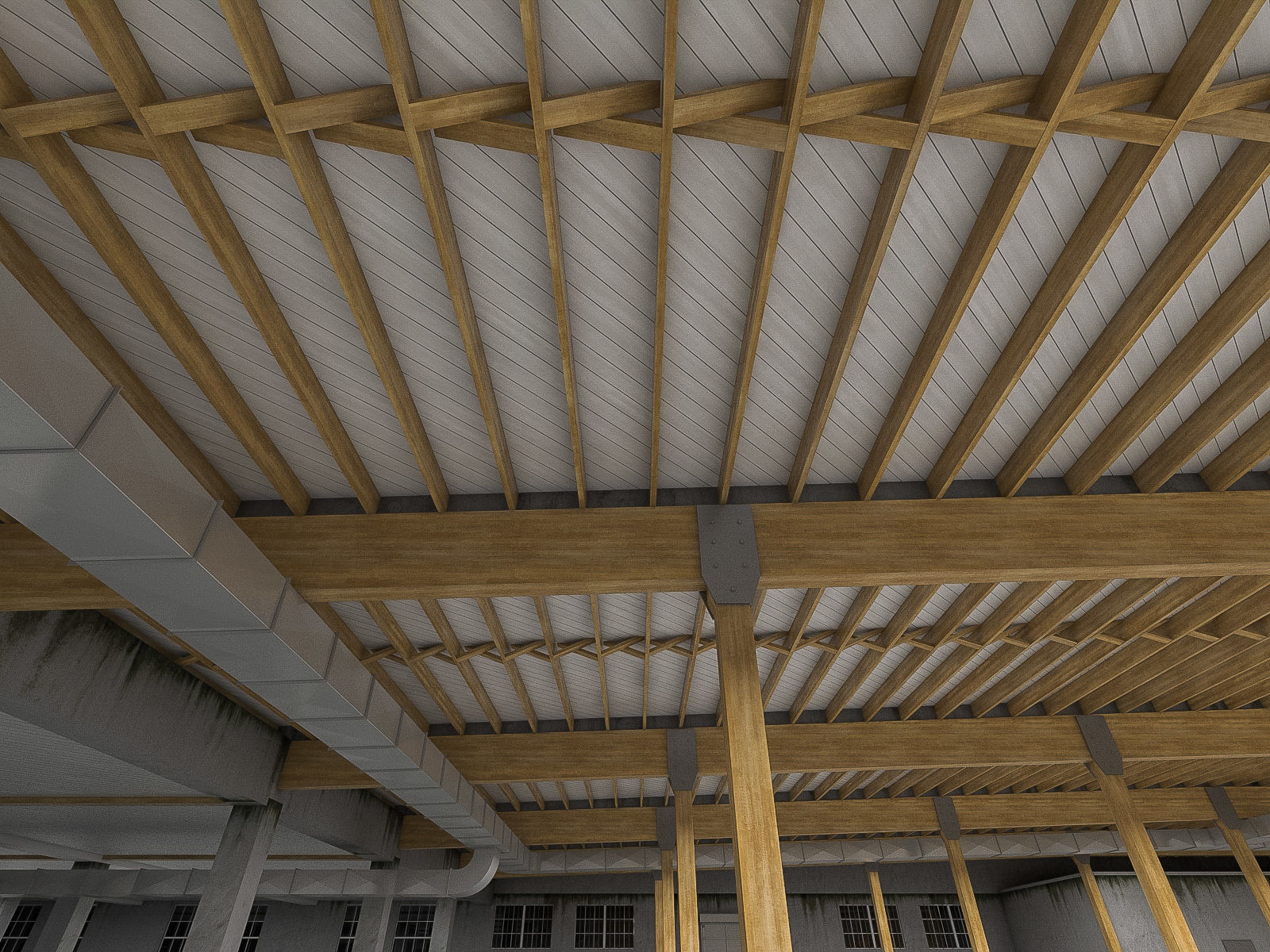 Industrial Interiors 2 Pack Low-poly 3D model_38