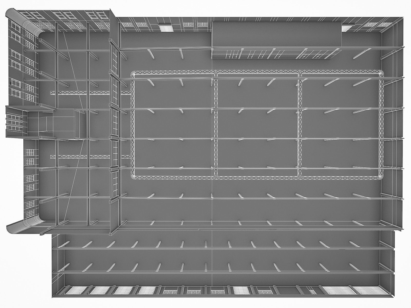 Industrial Interiors 2 Pack Low-poly 3D model_48