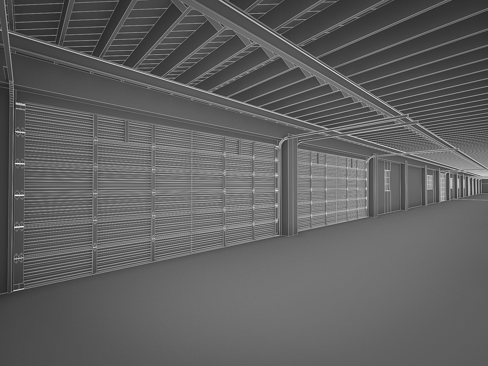 Industrial Interiors 2 Pack Low-poly 3D model_49