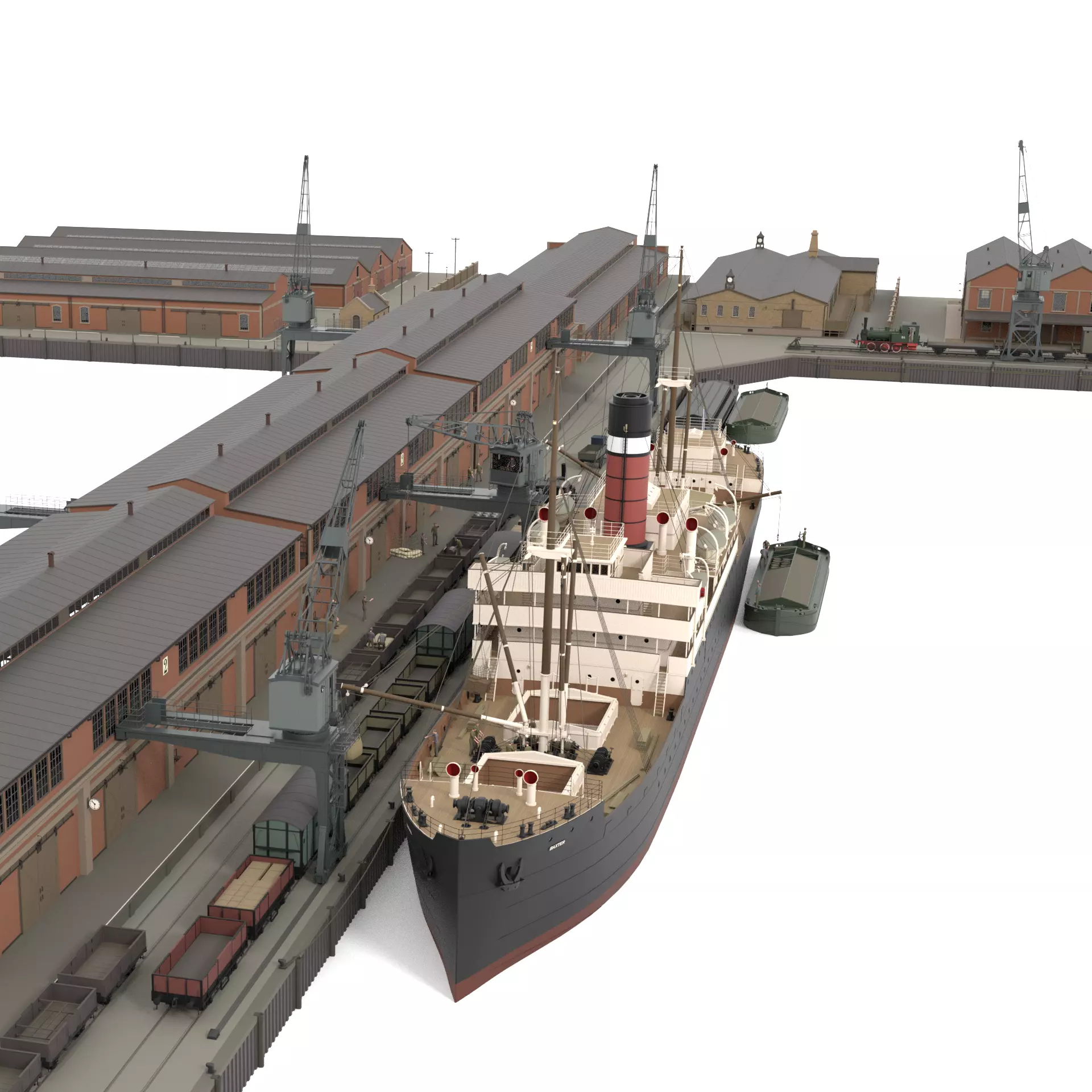 Dockyard Wharf 3D model