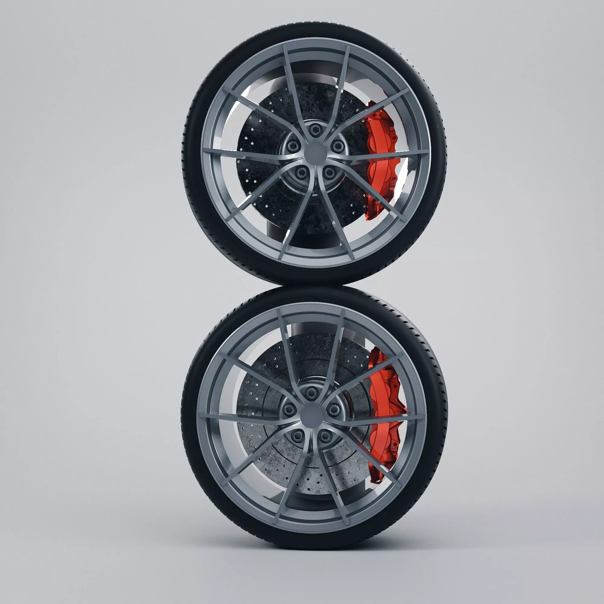 Ferrari 488 Pista Wheel - Tire - 1 10 RC - Scale Builds 3D print model