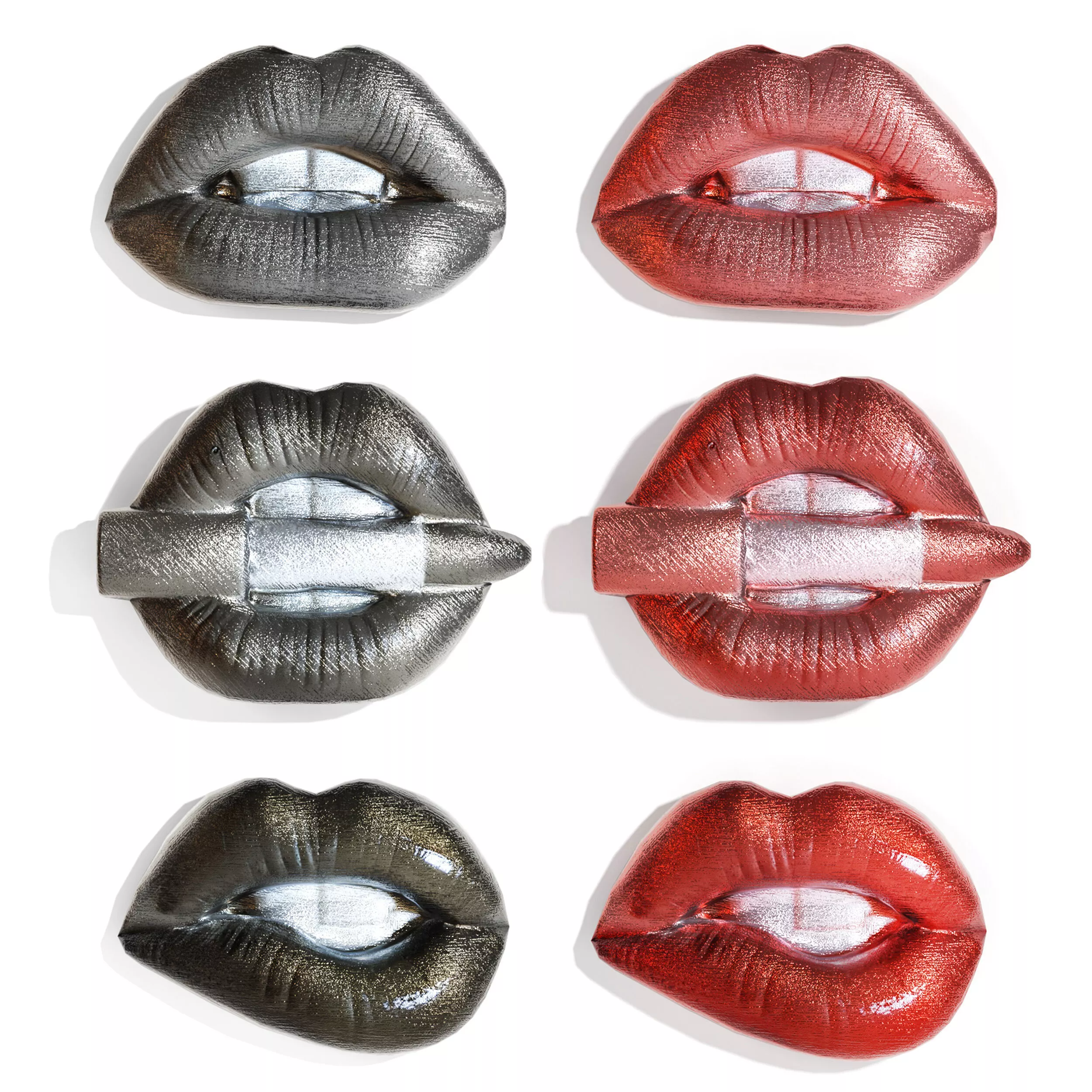 Lips Wall decor 3D model