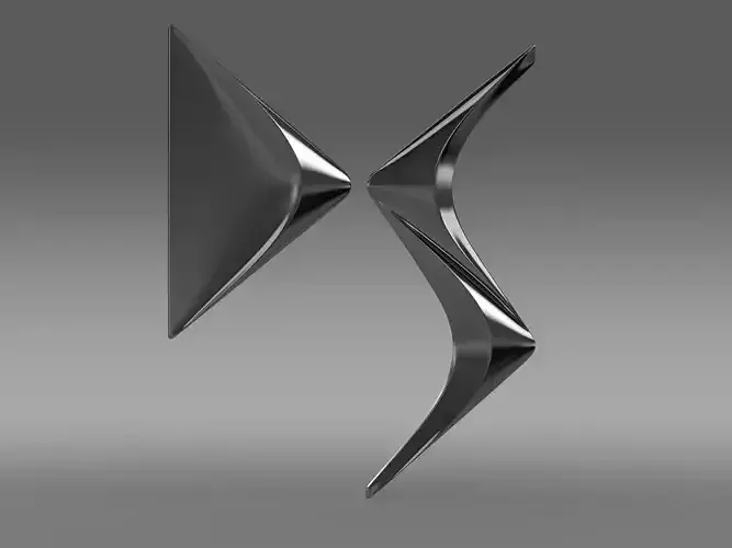 DS logo 3D model