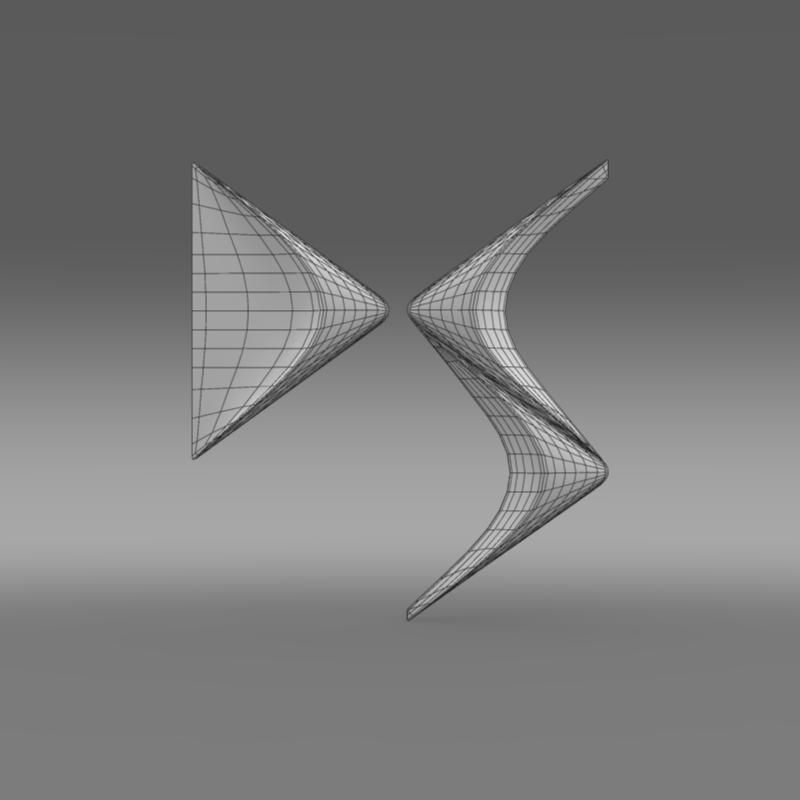 DS logo 3D model_6