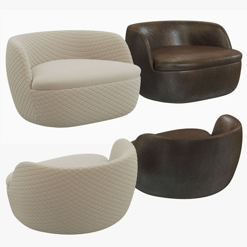 Moooi Bart armchair 3D model