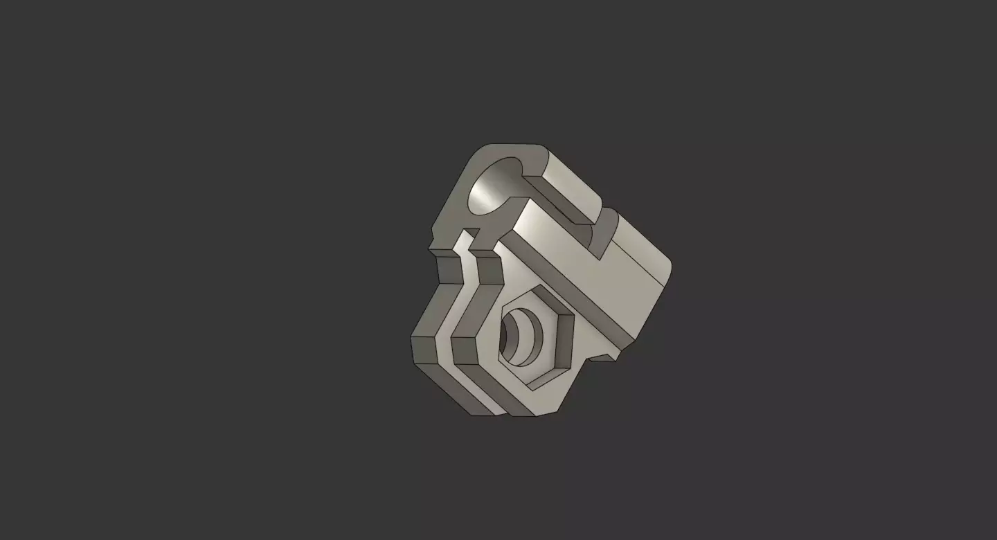 Renault Clio 197 Door Pull Strap Slider 3D print model