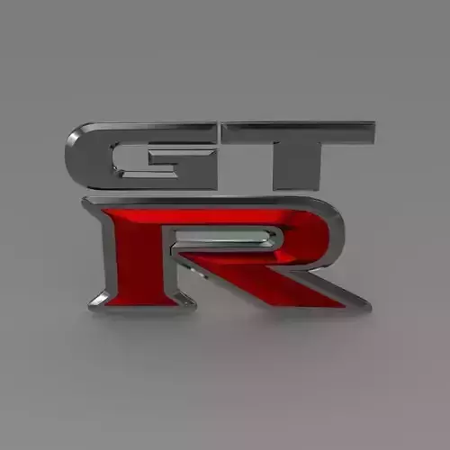 GTR logo 3D model