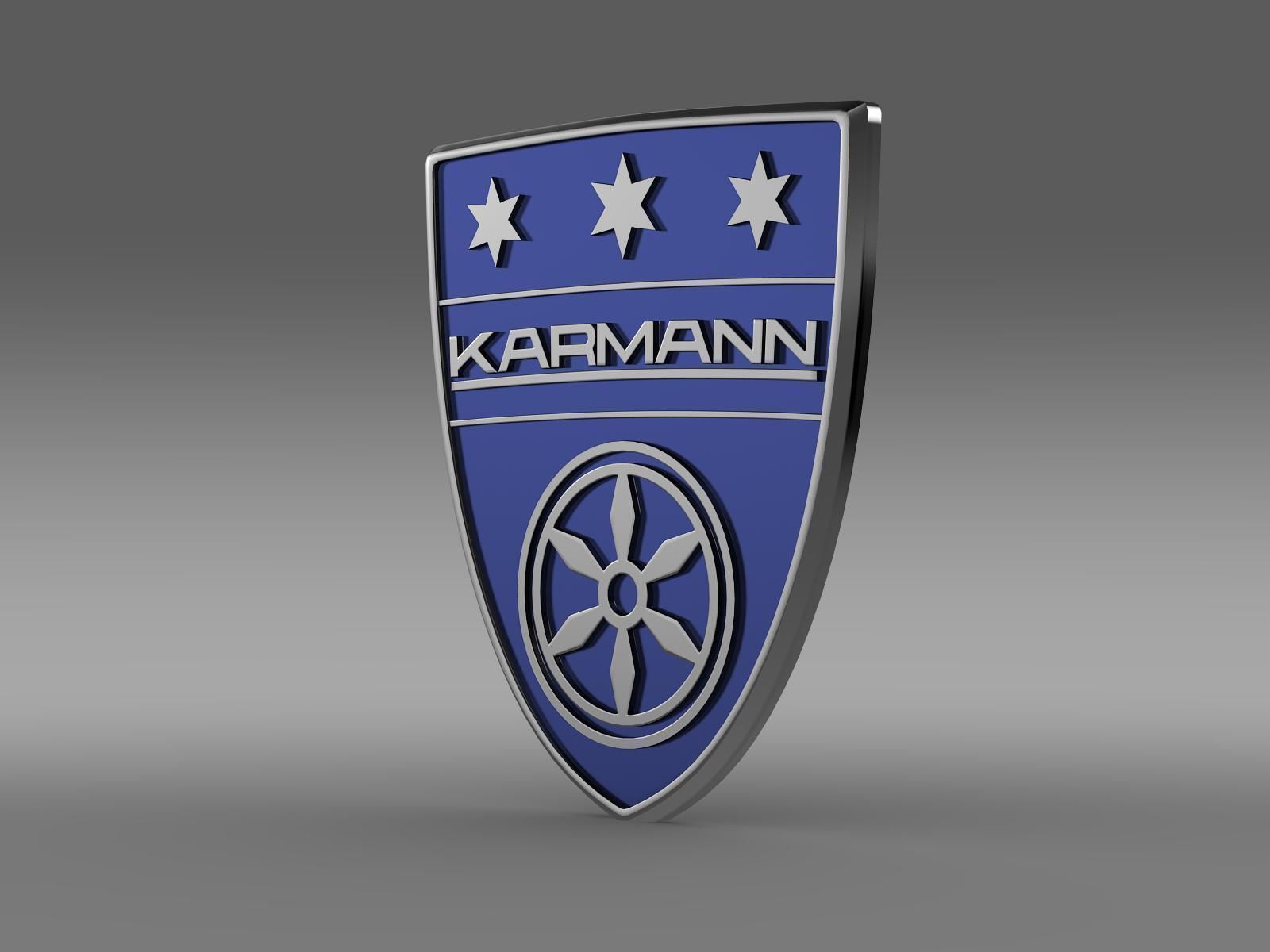 Karmann logo 3D model_4