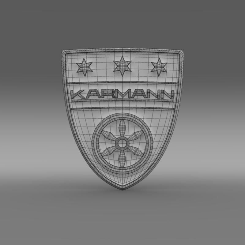 Karmann logo 3D model_6