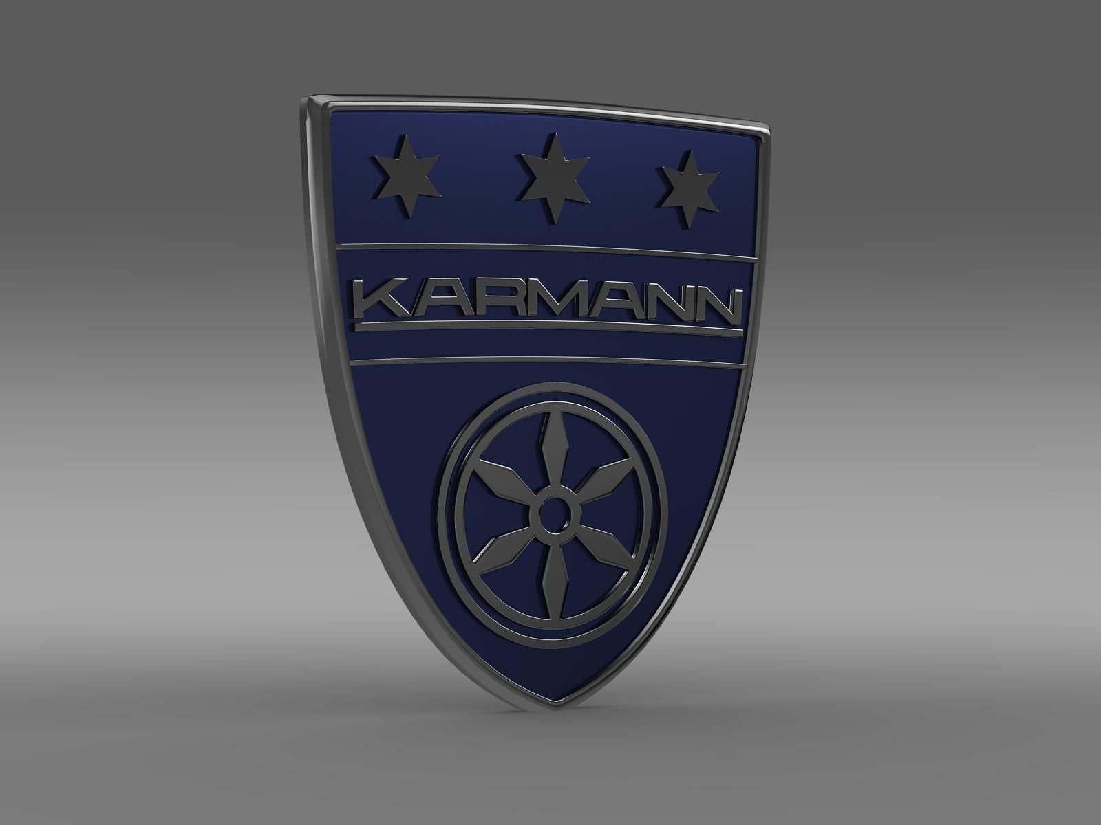 Karmann logo 3D model_1