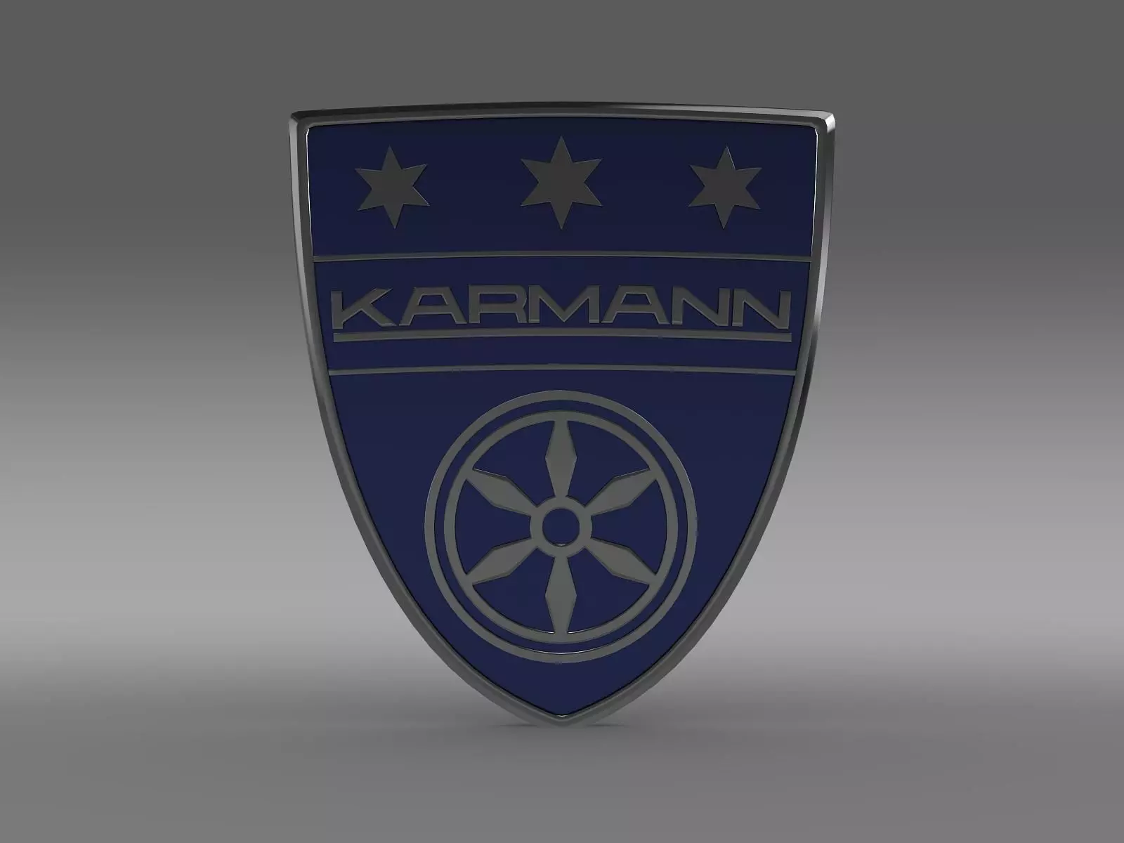 Karmann logo 3D model_0