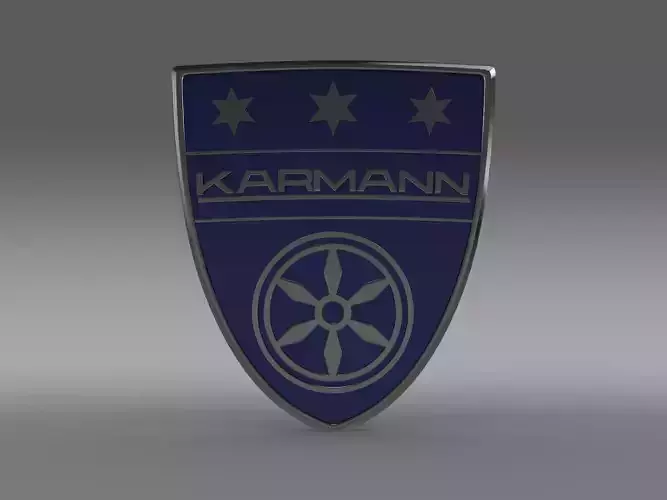 Karmann logo 3D model