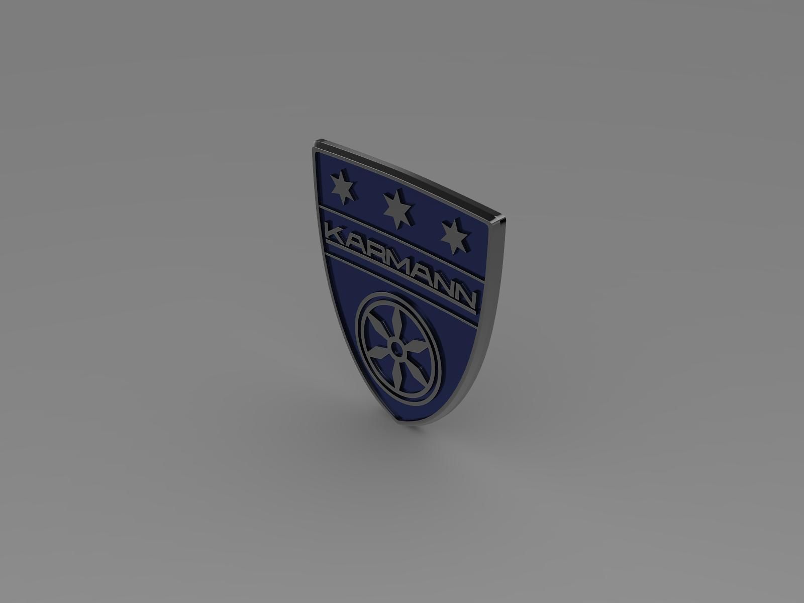 Karmann logo 3D model_5
