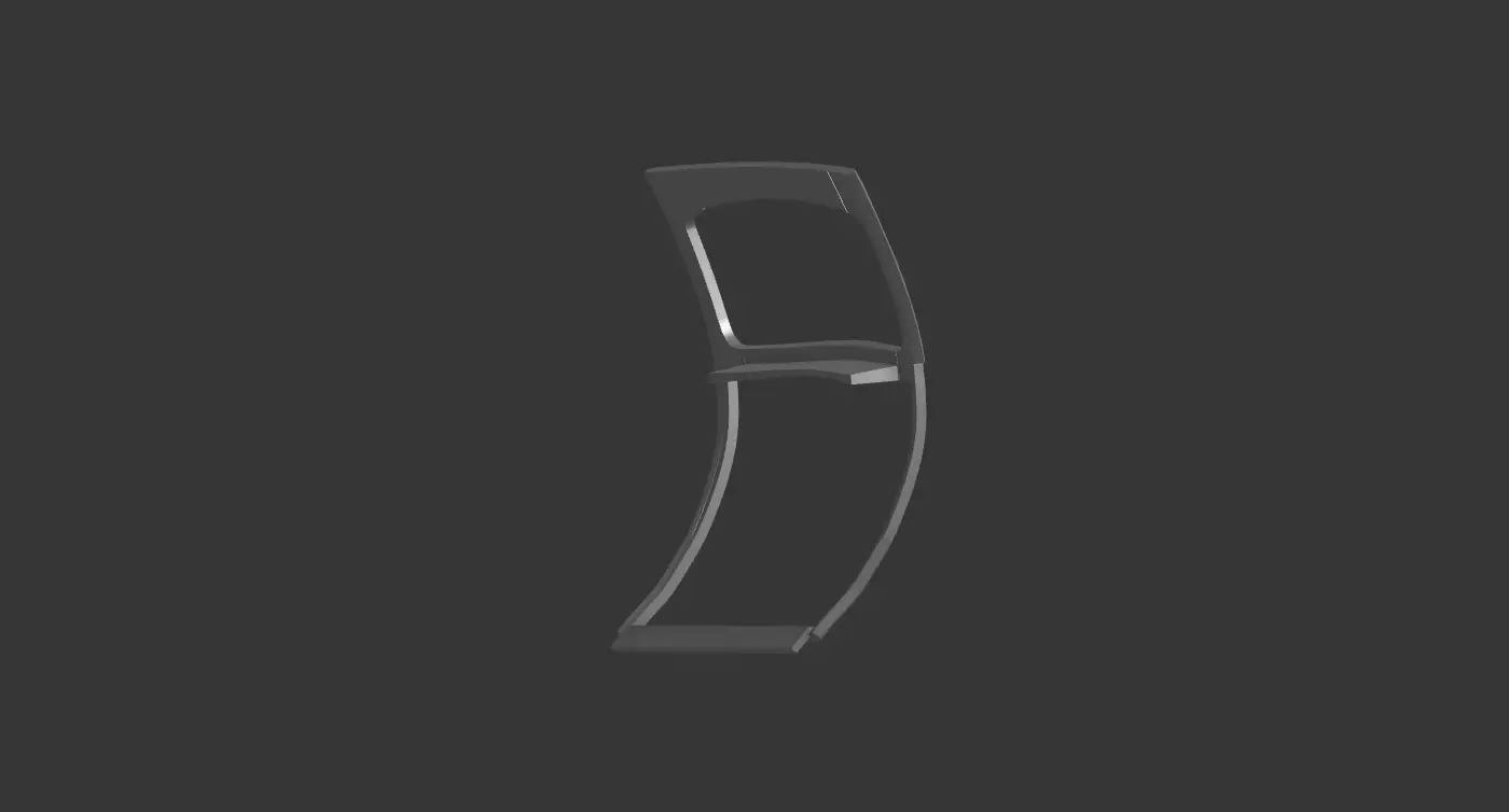 Renault Clio 2 Interior Trim Bezel Handle Frame 3D print model