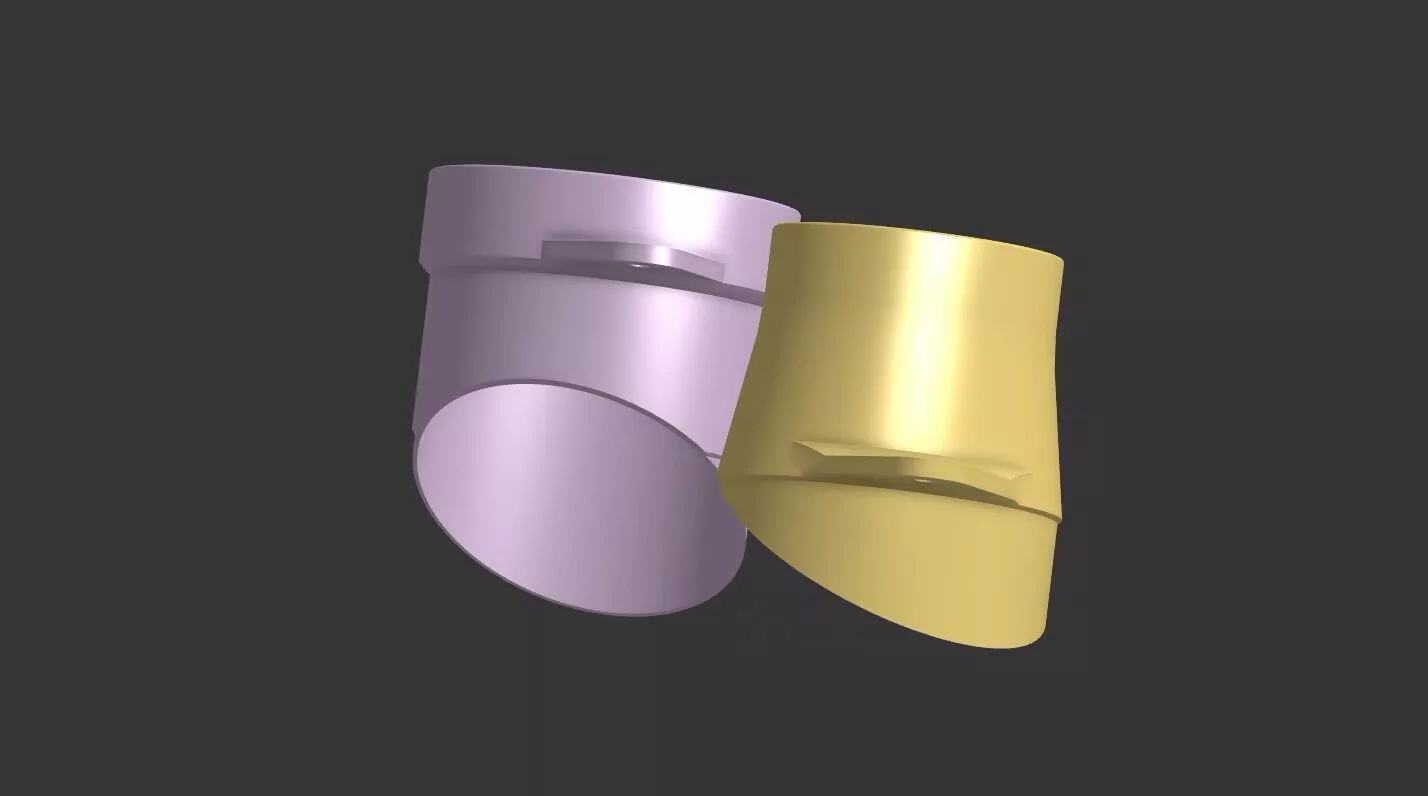 Renault Clio 182 Air Duct Intake Set Prise dair 80mm Gauche 3D print model