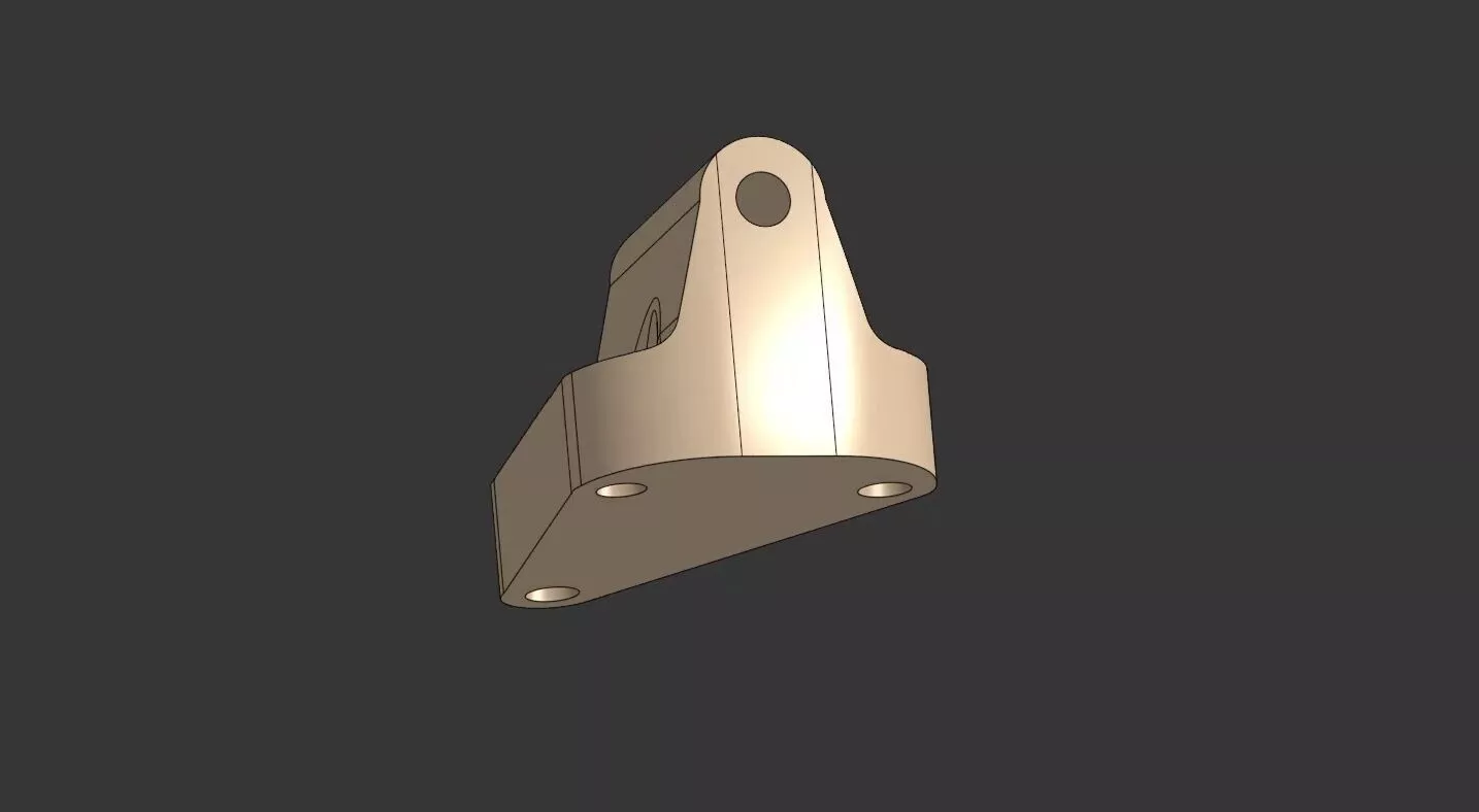 Renault Clio 172 Alternator Mount - Bracket Component 3D print model