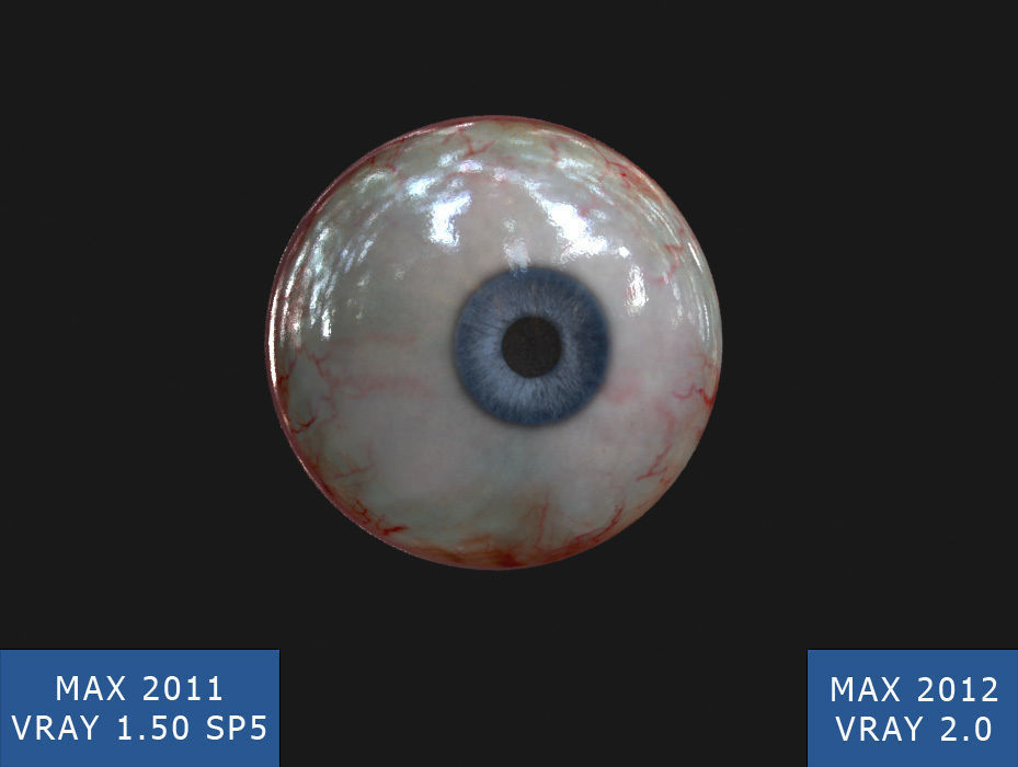 Eye model human 3D model_2