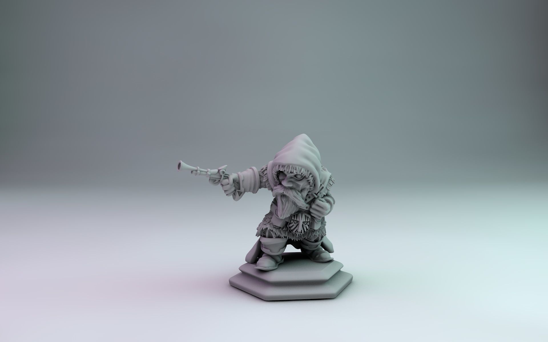 Rough-and-Tumble base set 3D print model_6