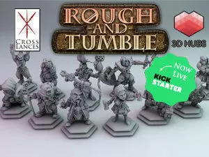 Rough-and-Tumble base set 3D print model_0