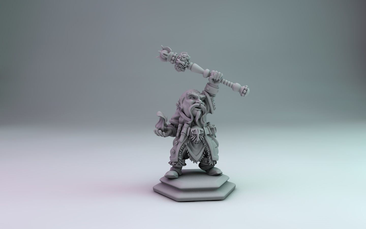 Rough-and-Tumble base set 3D print model_2