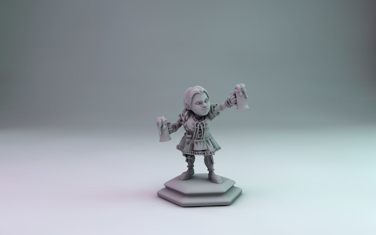 Rough-and-Tumble base set 3D print model_1