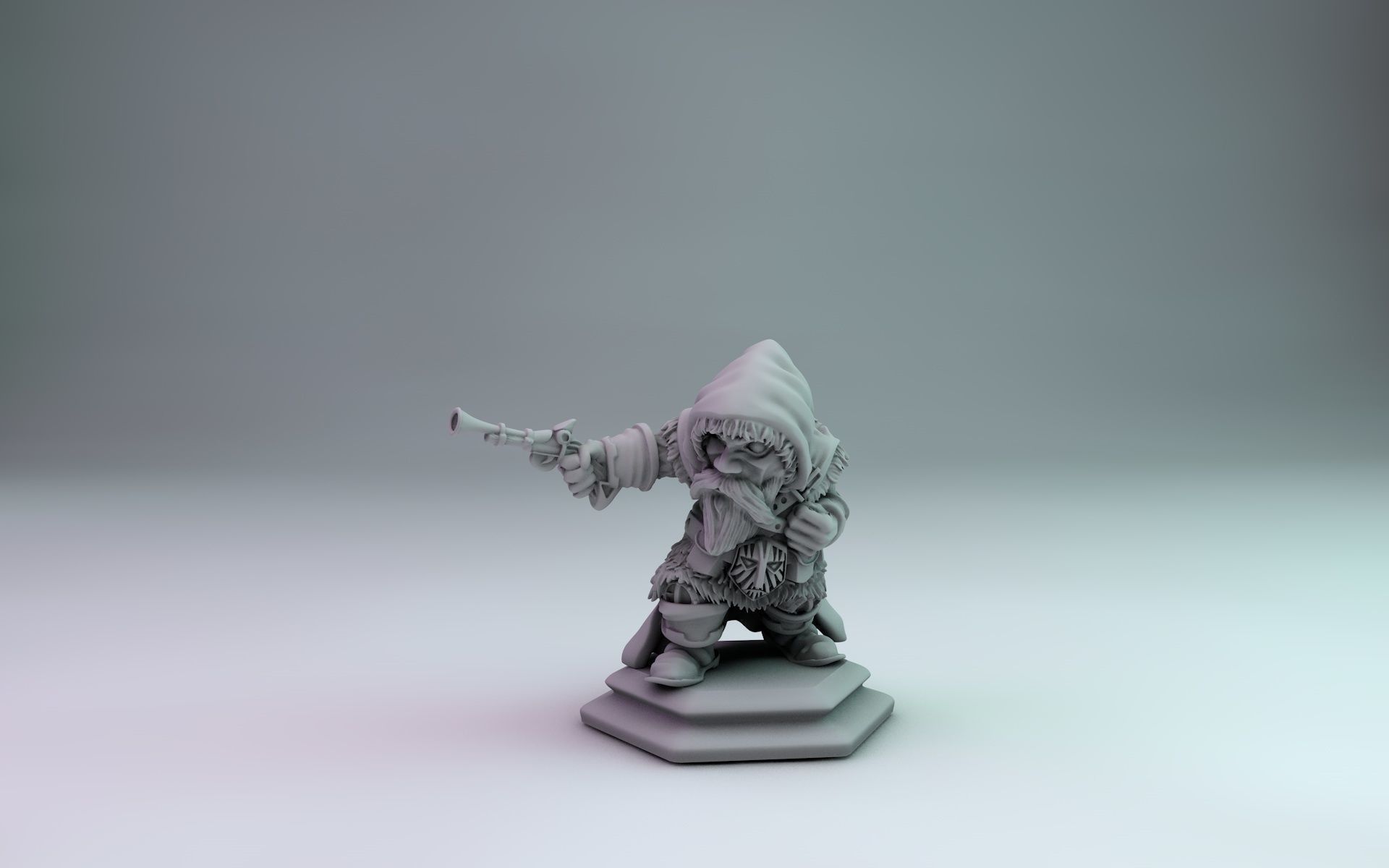 Rough-and-Tumble base set 3D print model_3