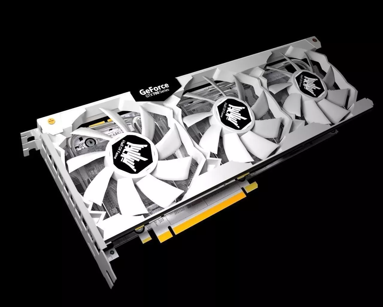 galax 770 Hof graphic card Free 3D model