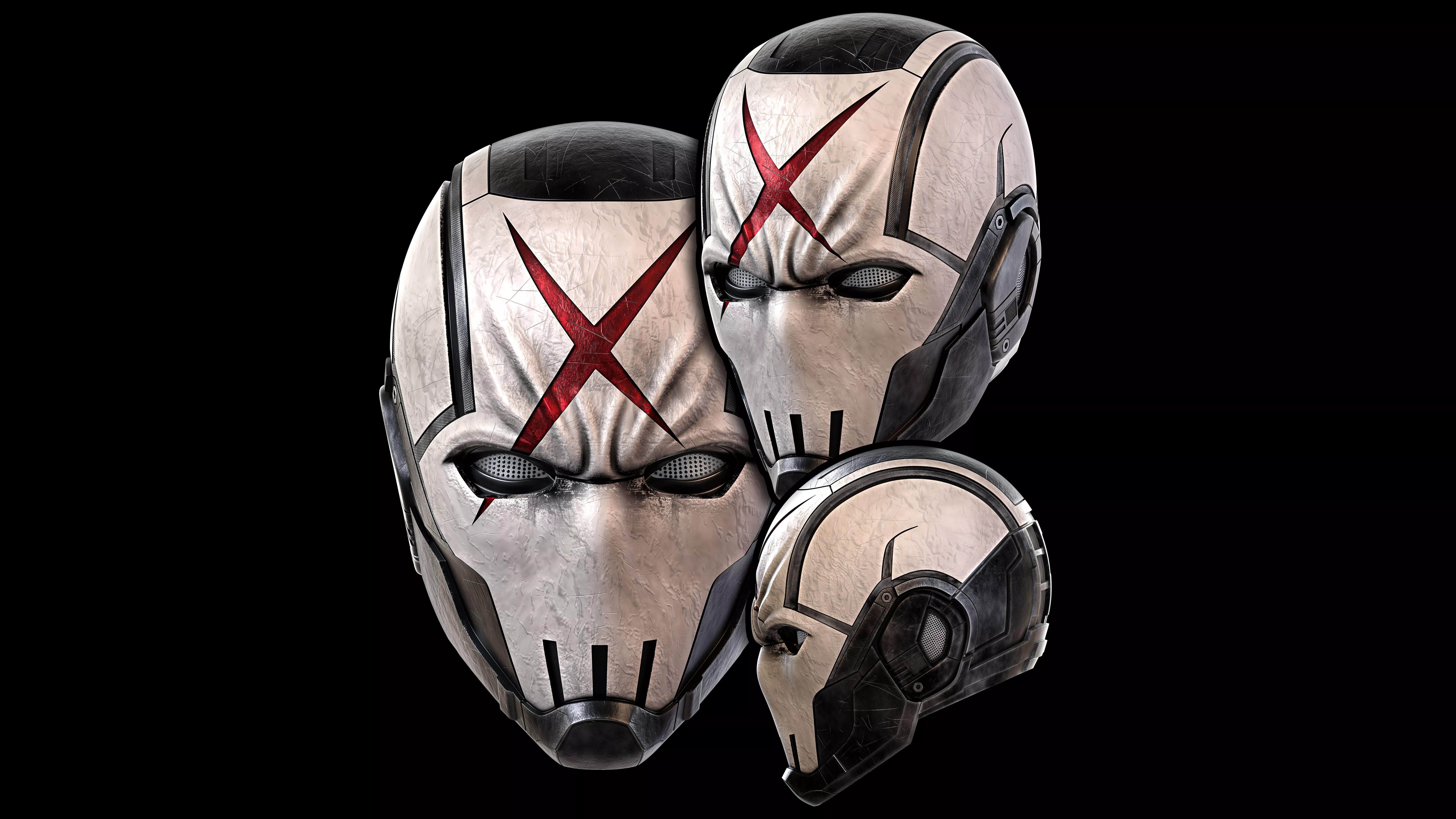 Ultimate Red X Helmet for 3D Printing 3D print model