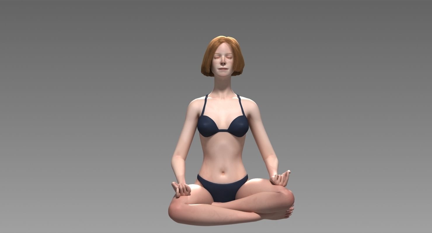 Penelope Young Female 3D model_6