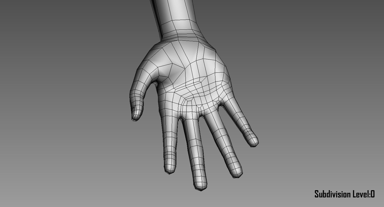 Penelope Young Female 3D model_32