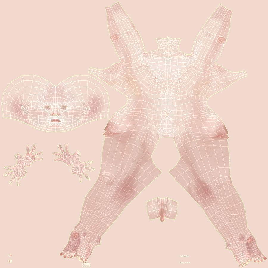 Penelope Young Female 3D model_43