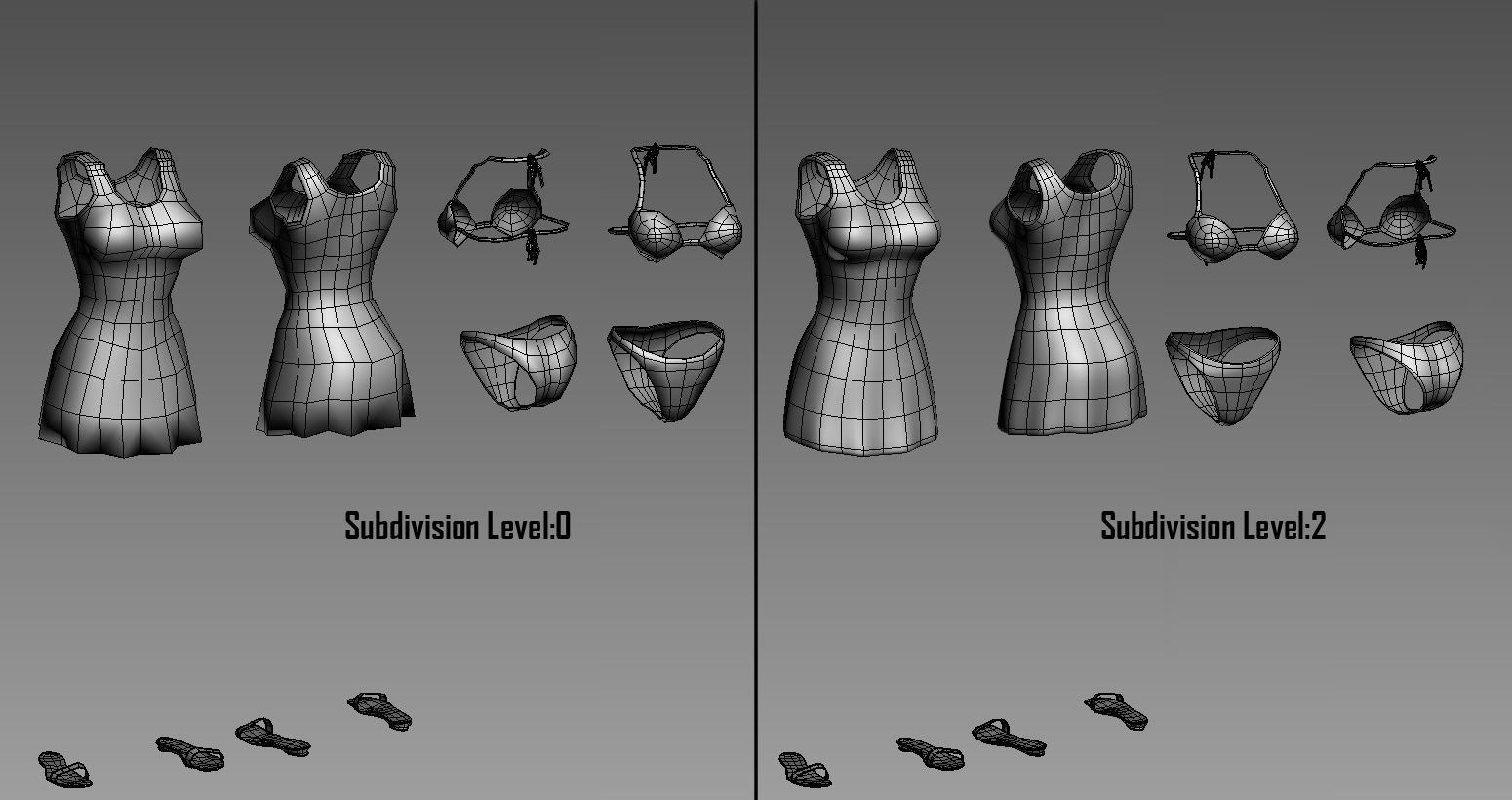 Penelope Young Female 3D model_26