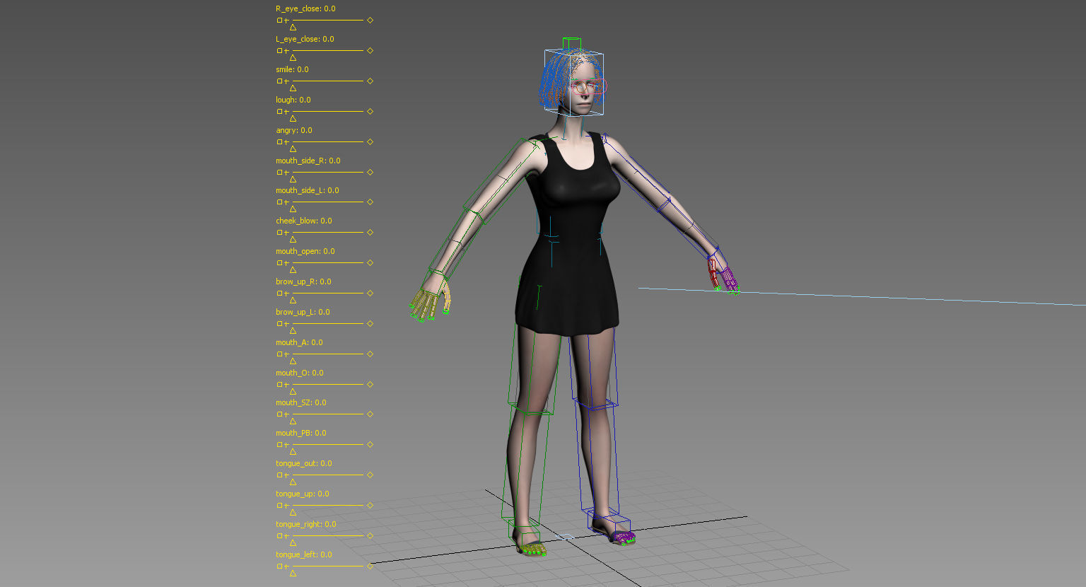 Penelope Young Female 3D model_21