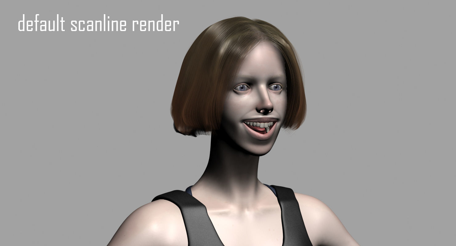 Penelope Young Female 3D model_8