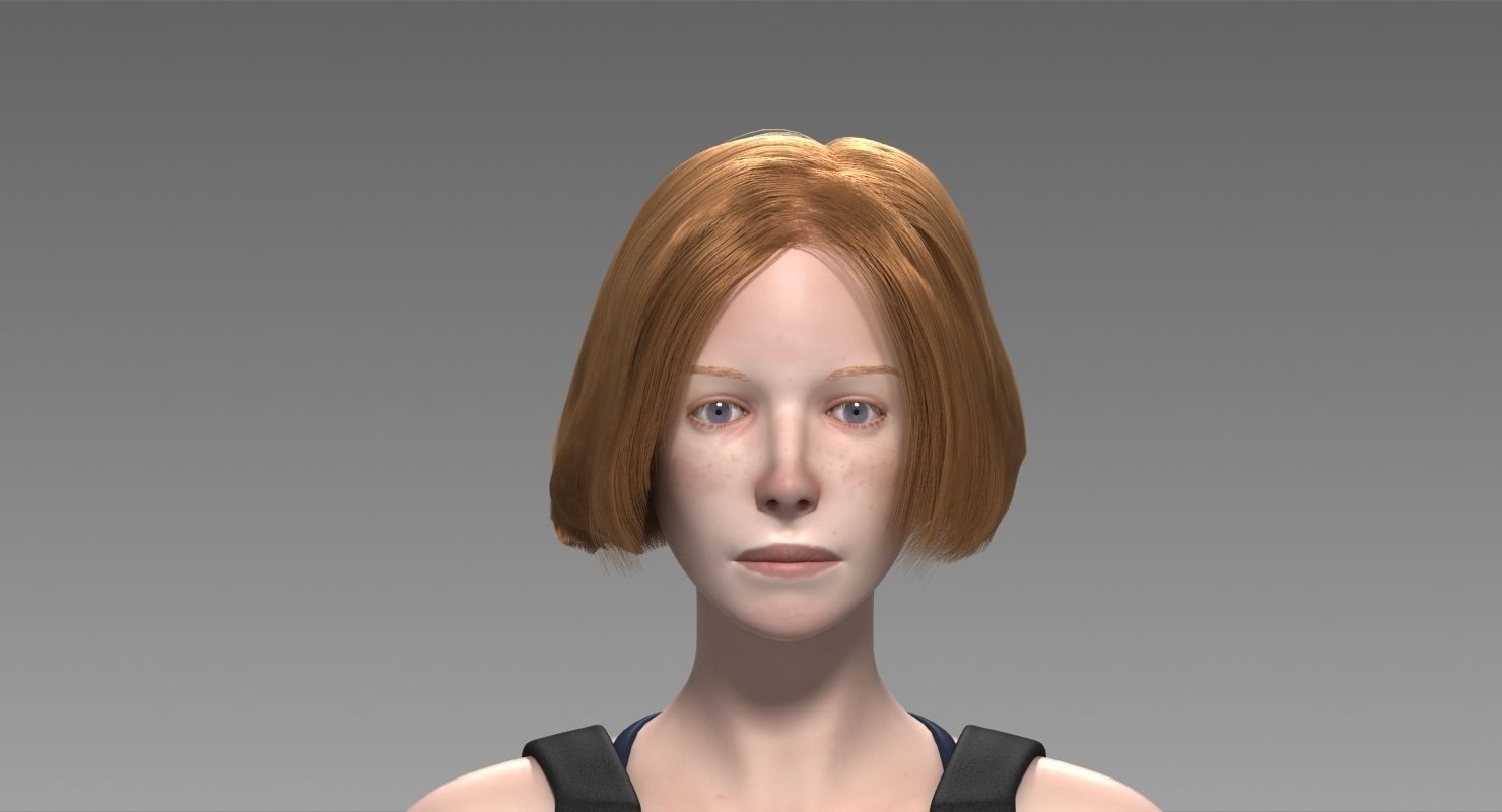 Penelope Young Female 3D model_1