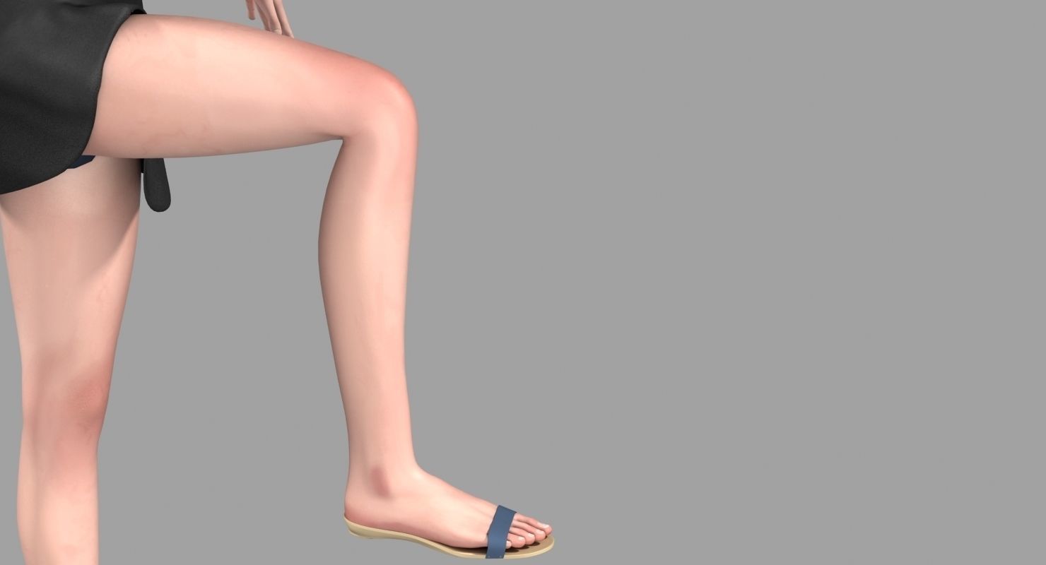 Penelope Young Female 3D model_15