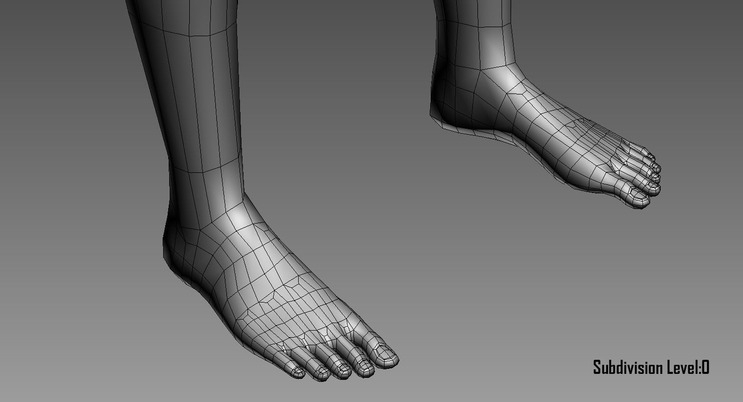 Penelope Young Female 3D model_35