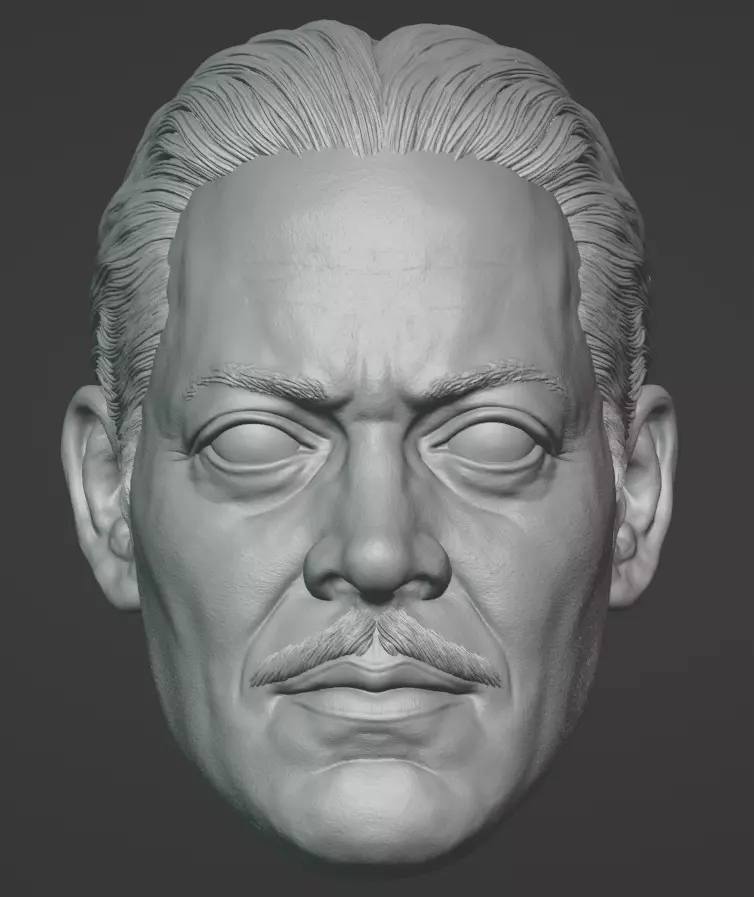 Gomez Addams Head - The Addams Family - Raul Julia 3D print model