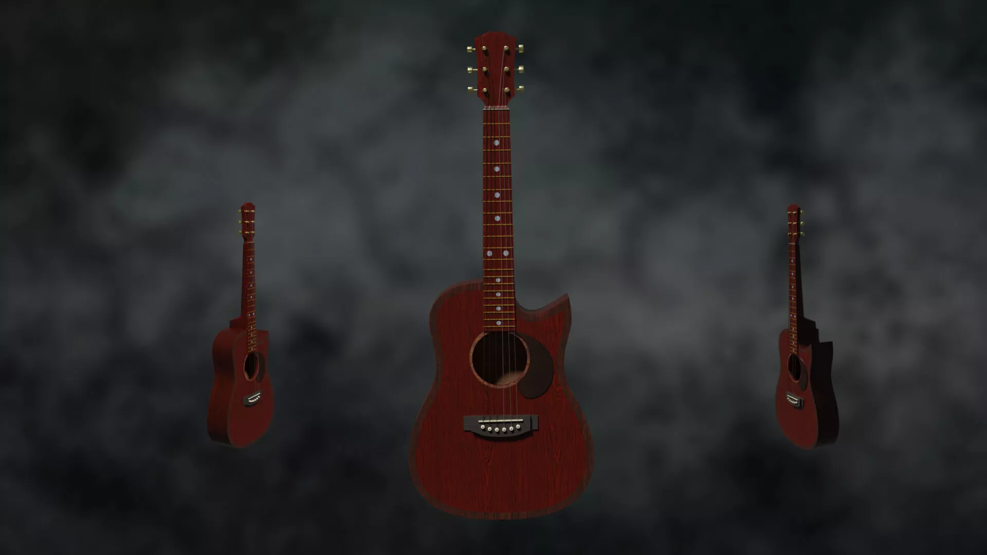 ReSong Guitar Series Lead Harmonic Stage G1 - N1 3D model