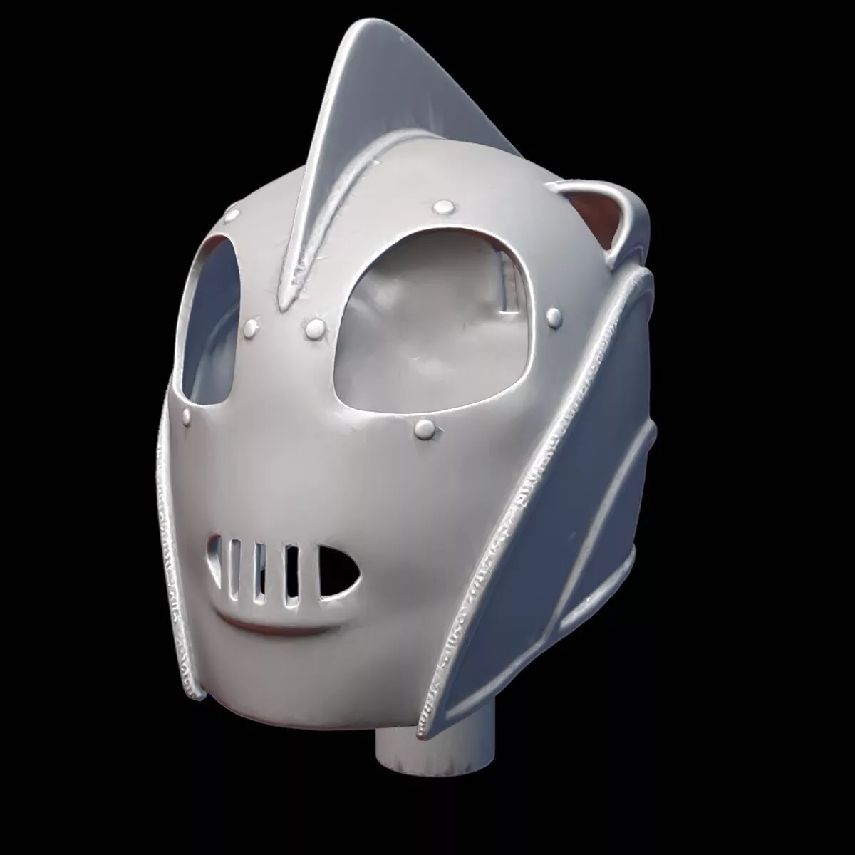 Skyfin Aviator Helmet Pilot Helmet STL 3D Printable Model 3D print model