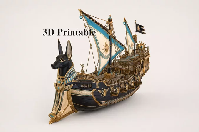 Tombwarden Anubis Warship