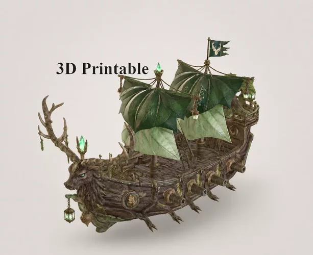 Emerald Stag Warship